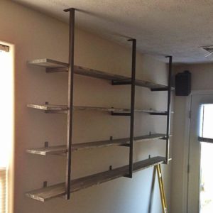 welded metal shelving