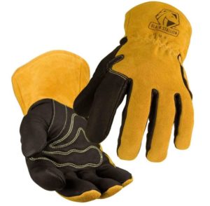 black stallion pigskin welding gloves