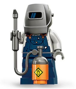 LEGO Welder Mini Figure